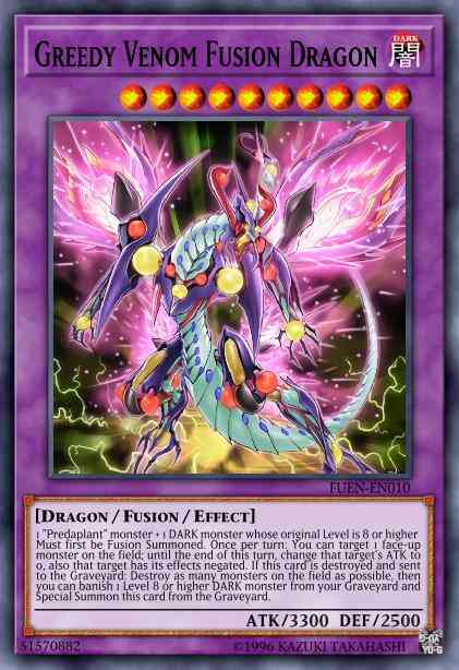 Greedy Venom Fusion Dragon - FUEN-EN010 - Secret Rare - 1st Edition