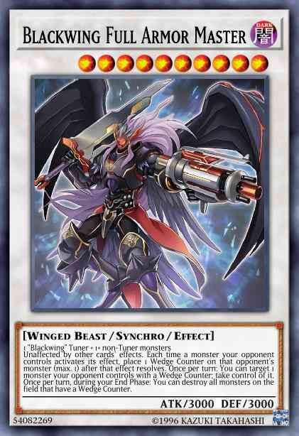 Blackwing Full Armor Master - LED3-EN023 - Ultra Rare - 1st Edition