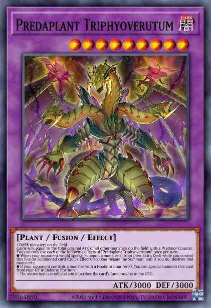 Predaplant Triphyoverutum - LED5-EN045 - Super Rare - 1st Edition