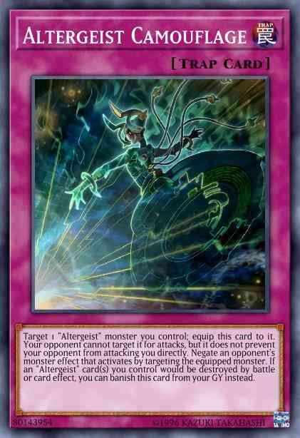 Altergeist Camouflage - SP18-EN047 - Common - 1st Edition