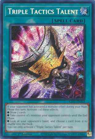 Triple Tactics Talent - RA01-EN063 - Secret Rare - 1st Edition
