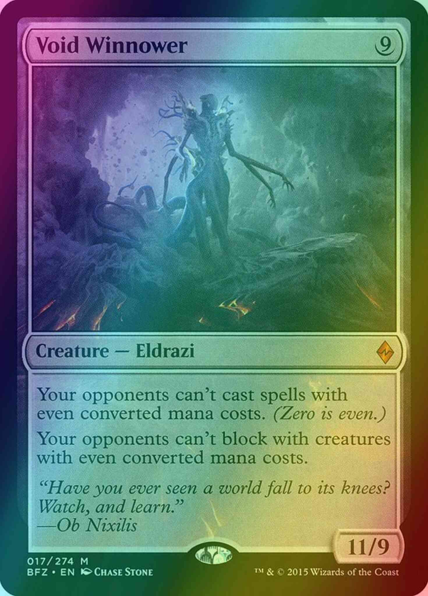 Void Winnower [17] [Battle for Zendikar] [Foil] – Face to Face Games