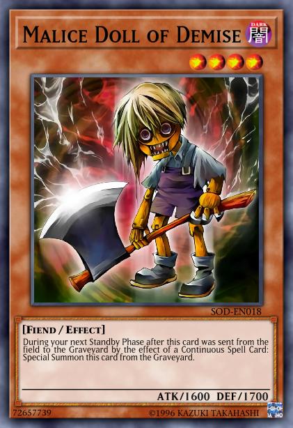 Malice Doll of Demise - SOD-EN018 - Common - 1st Edition