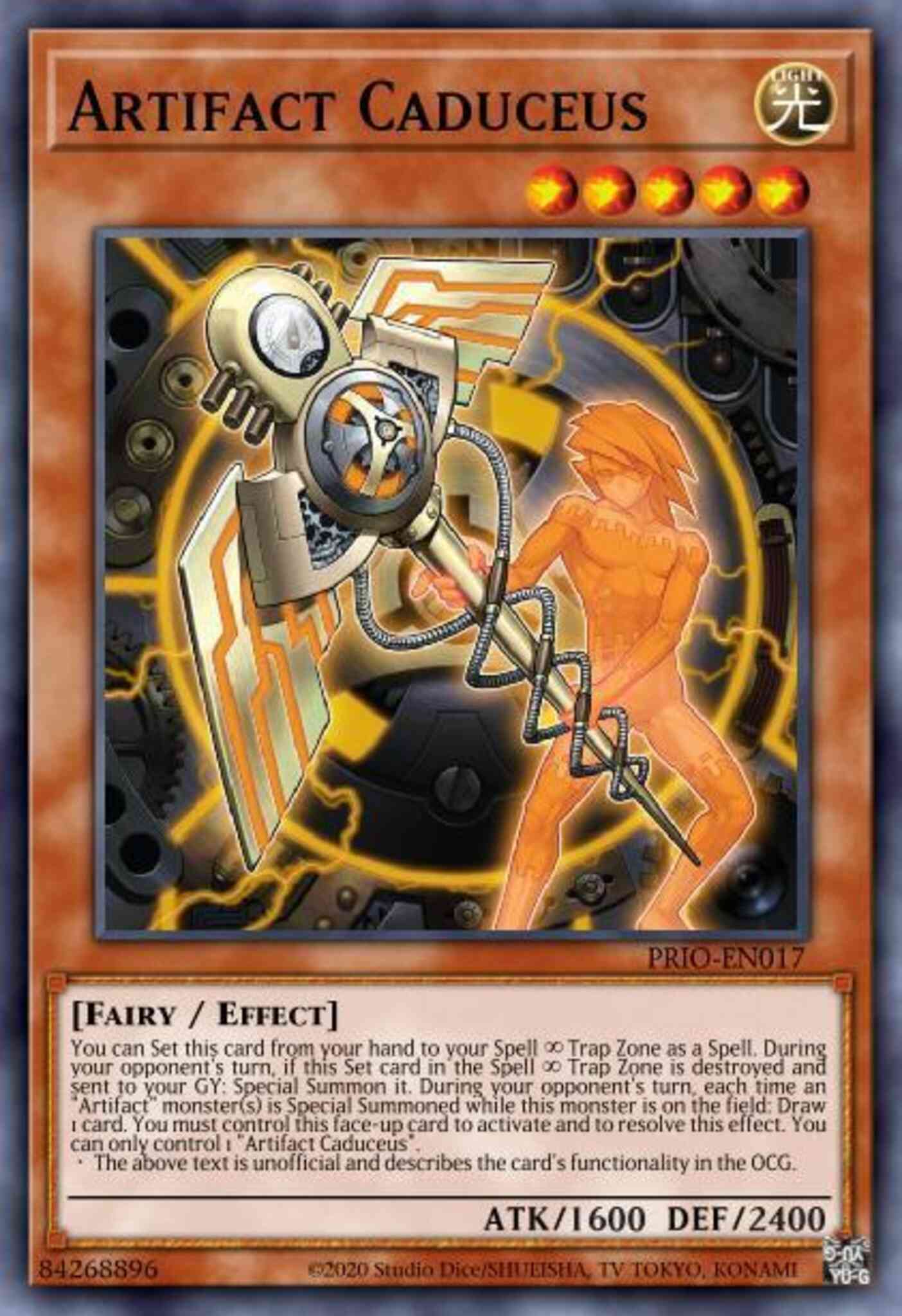 Artifact Caduceus - PRIO-EN017 - Rare - 1st Edition