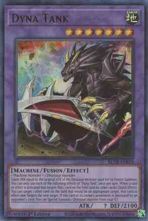 Dyna Tank - BLCR-EN018 - Ultra Rare - 1st Edition
