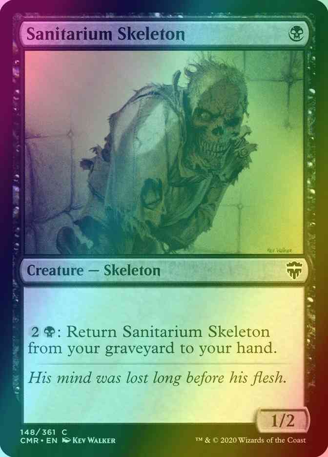 donna noble mtg card Sanitarium Skeleton [148] [Commander Legends] [Foil] – Face to Face Games