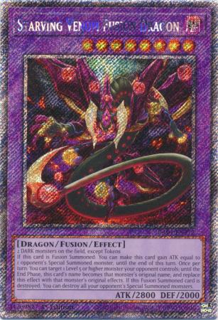 Starving Venom Fusion Dragon - RA04-EN272 - Platinum Secret Rare - 1st Edition