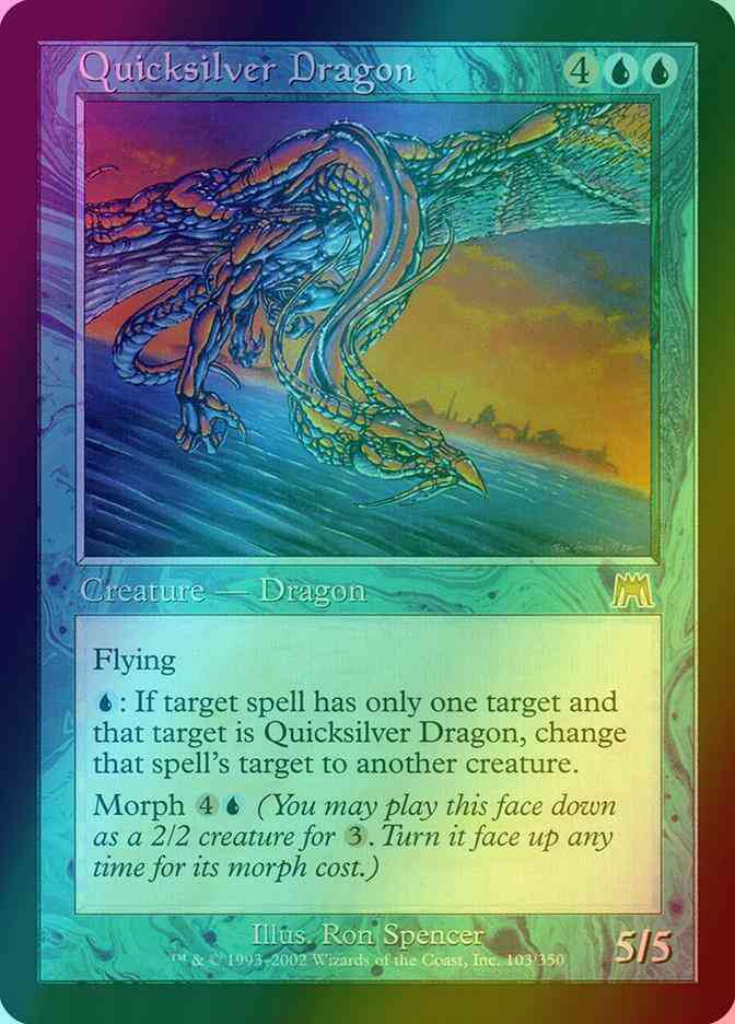 MTG 水銀のドラゴン/Quicksilver Dragon FOIL ONS Quicksilver Dragon [103] [Onslaught] [Foil] – Face to Face Games