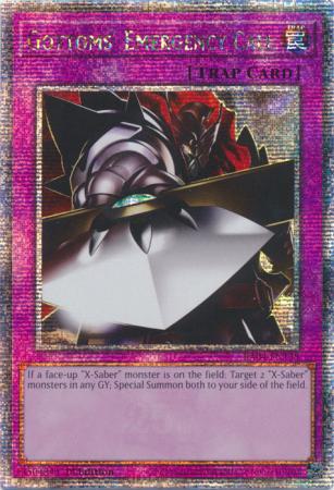 Gottoms' Emergency Call - RA04-EN138 - Quarter Century Secret Rare - 1st Edition