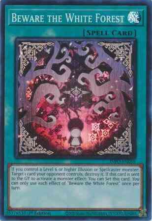 Beware the White Forest - INFO-EN059 - Super Rare - 1st Edition