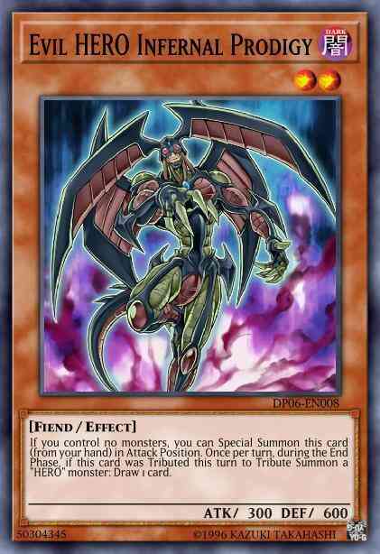 Evil HERO Infernal Prodigy - LCGX-EN031 - Rare - 1st Edition