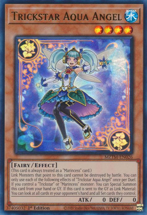 Trickstar Aqua Angel - MZTM-EN026 - Ultra Rare - 1st Edition
