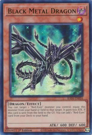 Black Metal Dragon - RA04-EN016 - Ultra Rare - 1st Edition