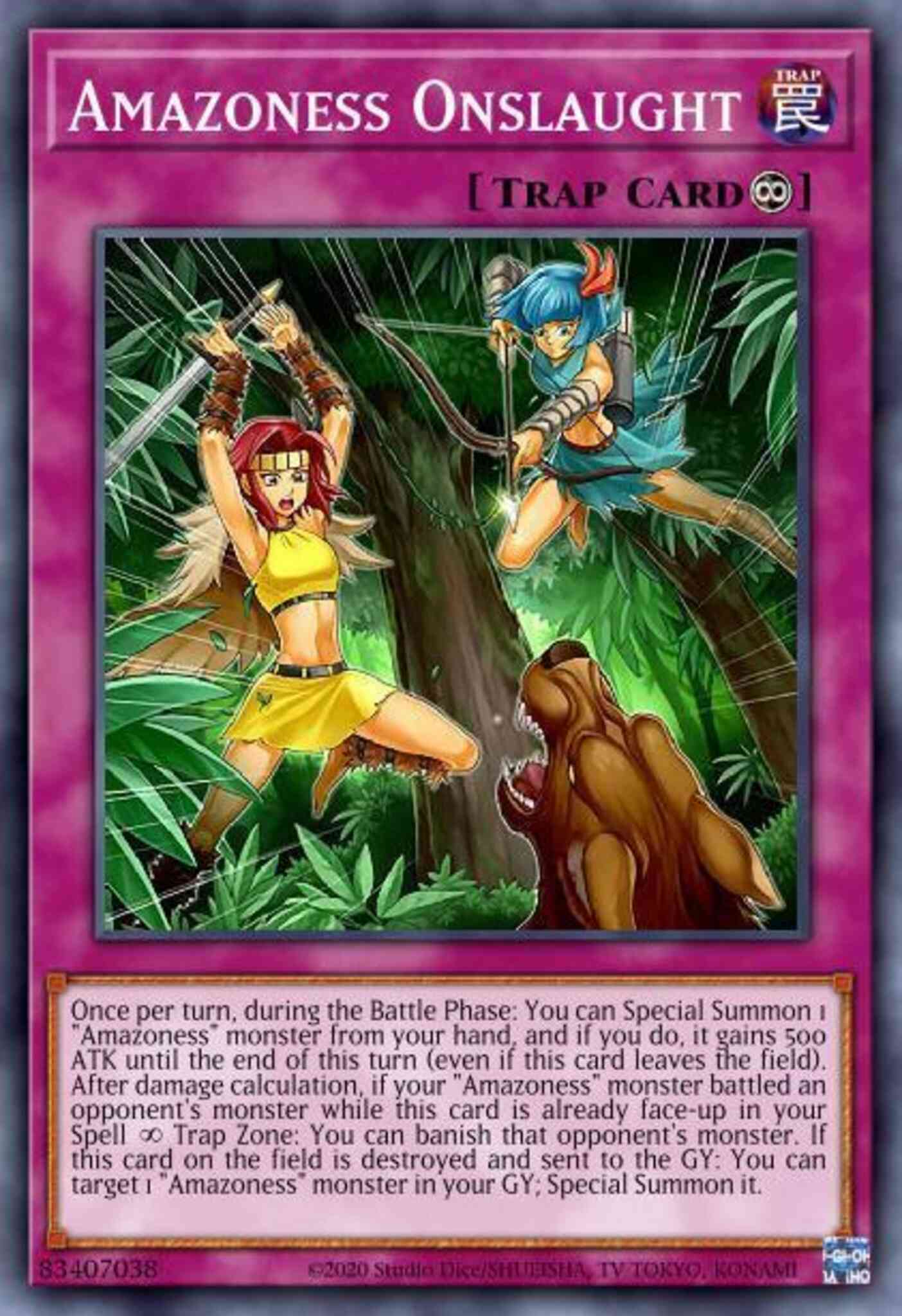 Amazoness Onslaught - LEDU-EN011 - Rare - 1st Edition