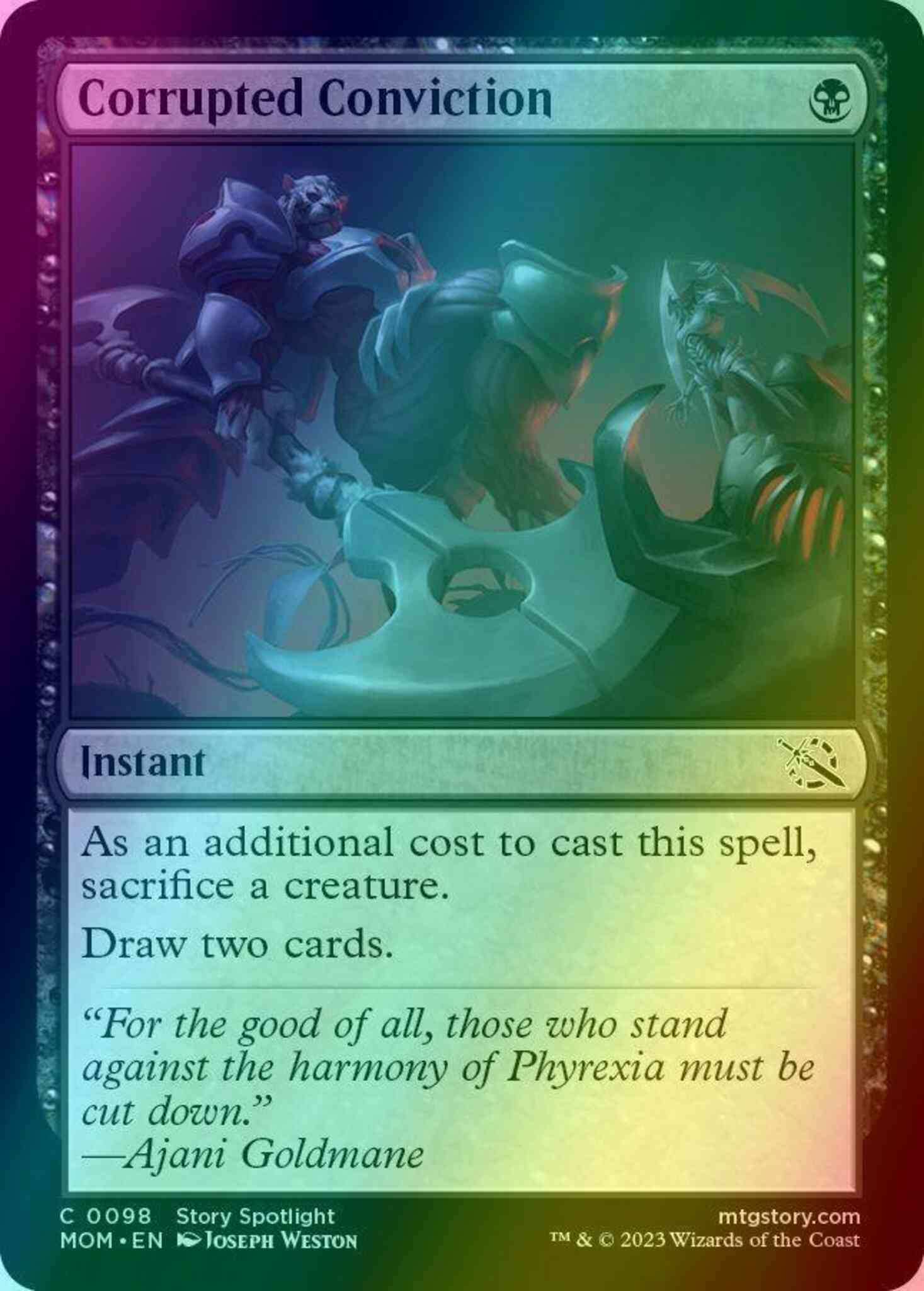 Corrupted Conviction [98] [March of the Machine] [Foil] – Face to Face Games