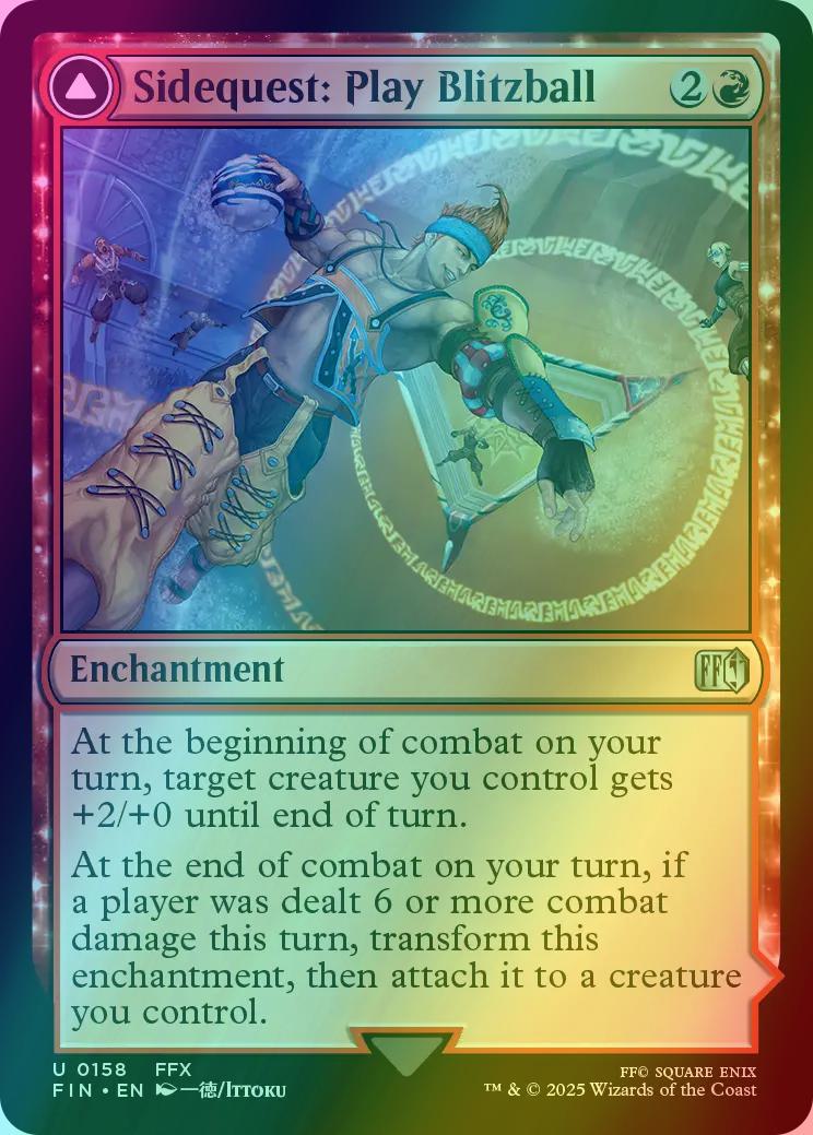 Sidequest: Play Blitzball // World Champion, Celestial Weapon [158] [FINAL  FANTASY] [Foil] – Face to Face Games
