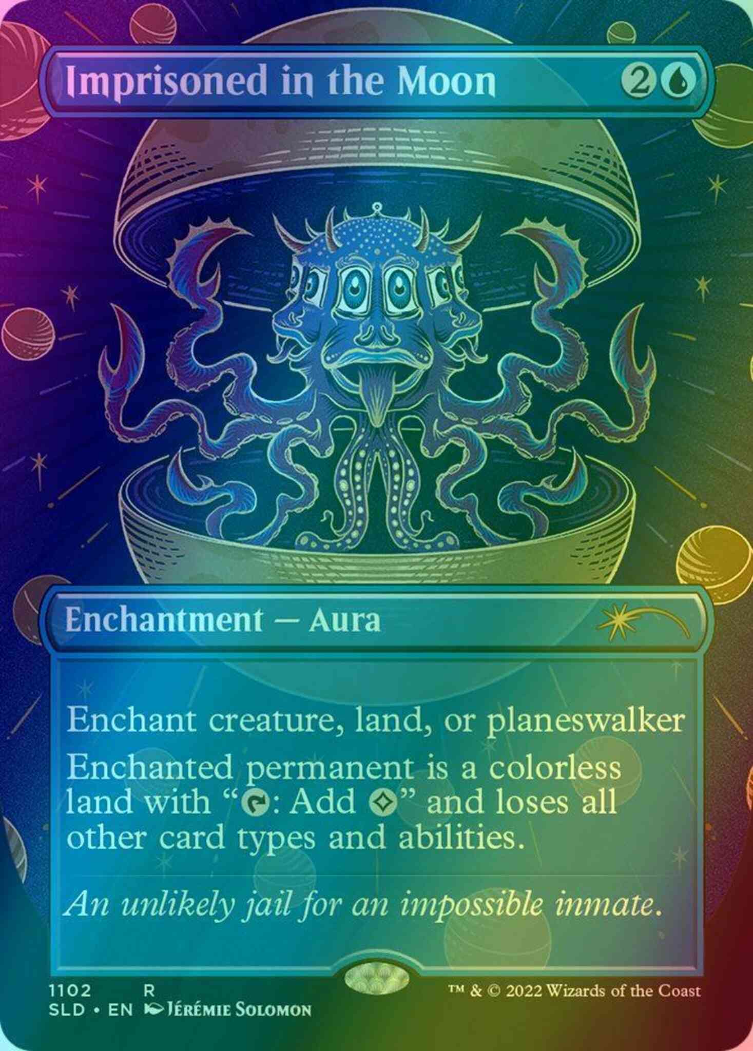 mtg cards like imprisoned in the moon Imprisoned in the Moon [1102] [Borderless] [Space Beyond Stars] [Secret  Lair Drop] [Foil] – Face to Face Games