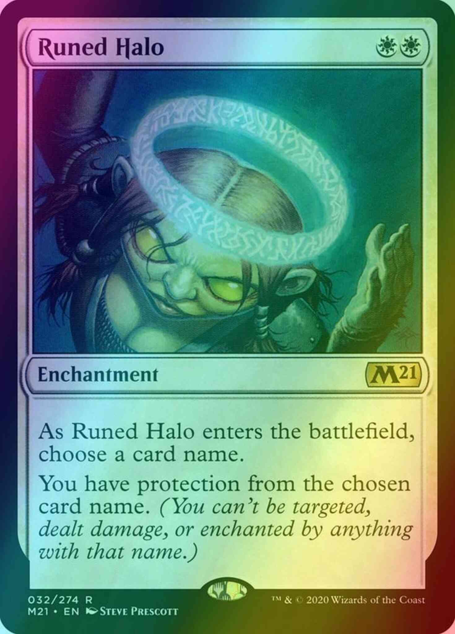 Runed Halo [32] [Core Set 2021] [Foil] – Face to Face Games