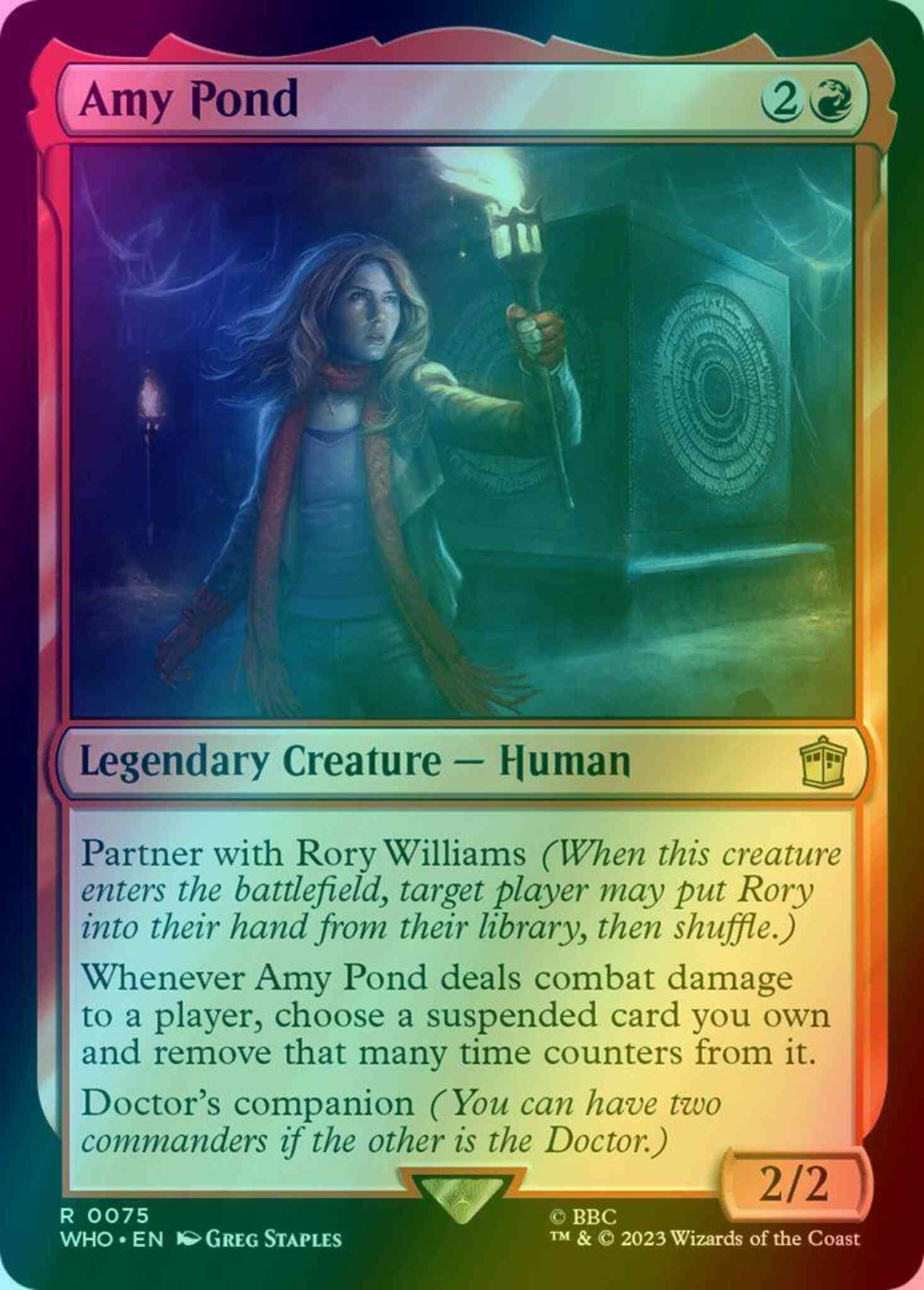 Amy Pond [75] [Universes Beyond: Doctor Who] [Foil] – Face to Face Games