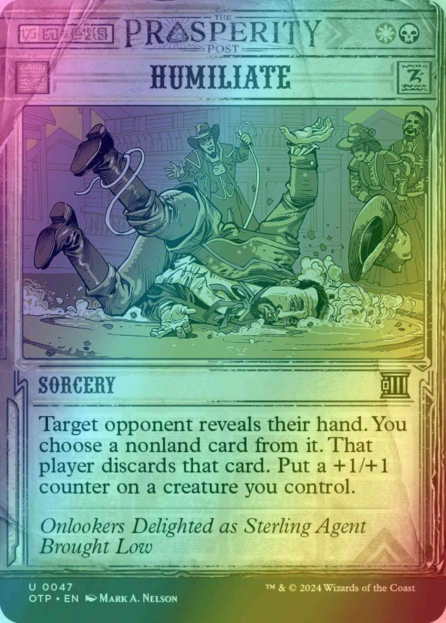 Humiliate [47] [Breaking News Showcase] [Breaking News] [Foil] – Face to  Face Games