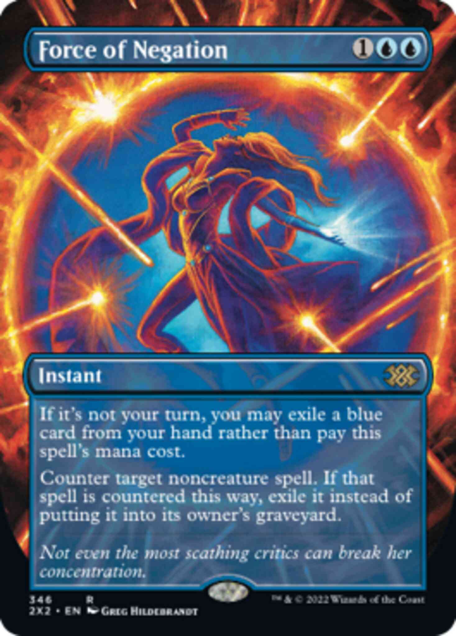 Force of Negation [346] [Borderless] [Double Masters 2022] [Non