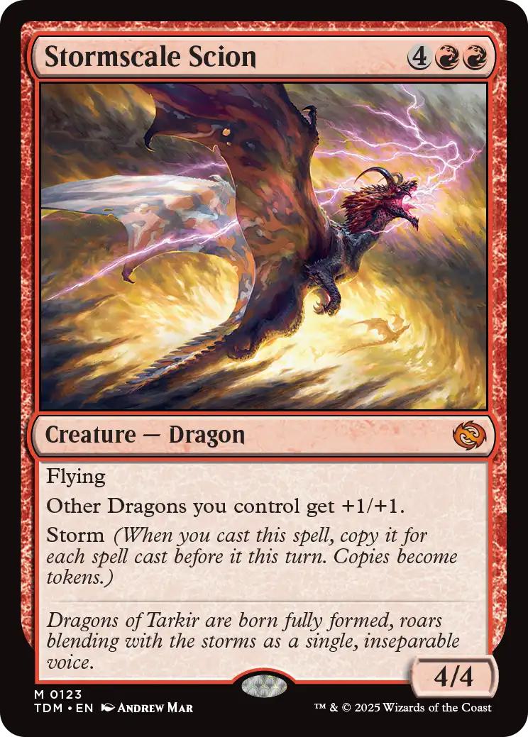 Stormscale Scion [123] [Tarkir: Dragonstorm] [Non-Foil] – Face to