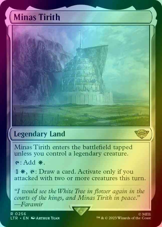 Minas Tirith [256] [The Lord of the Rings: Tales of Middle-earth] [Foil] –  Face to Face Games