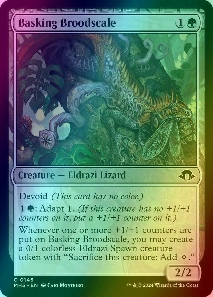 Basking Broodscale [145] [Modern Horizons 3] [Foil] – Face to Face Games