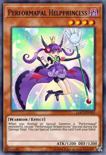 Performapal Helpprincess - MP16-EN107 - Rare - 1st Edition