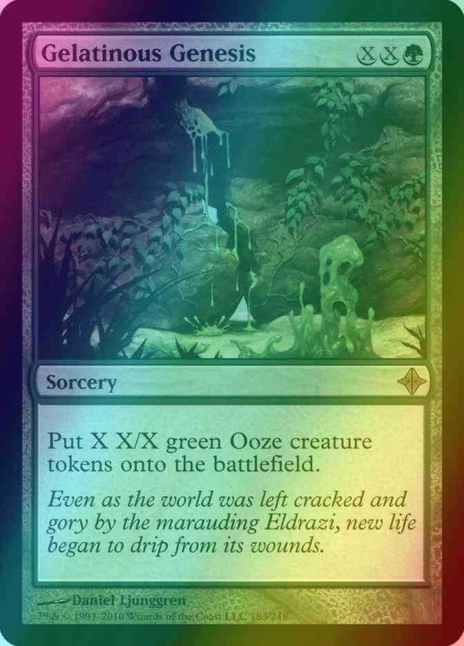 Gelatinous Genesis [183] [Rise Of The Eldrazi] [Foil] – Face to
