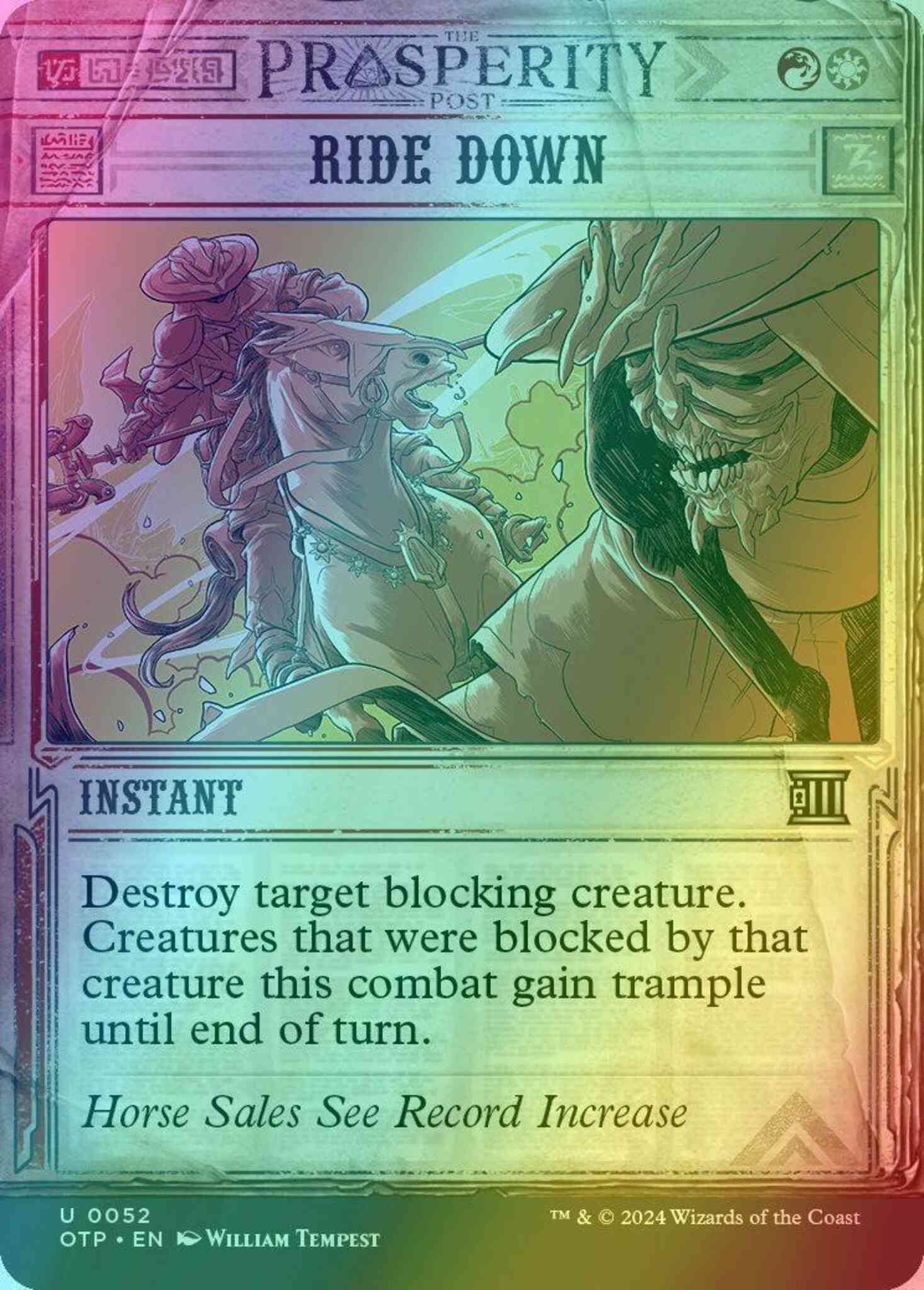 Ride Down [52] [Breaking News Showcase] [Breaking News] [Foil