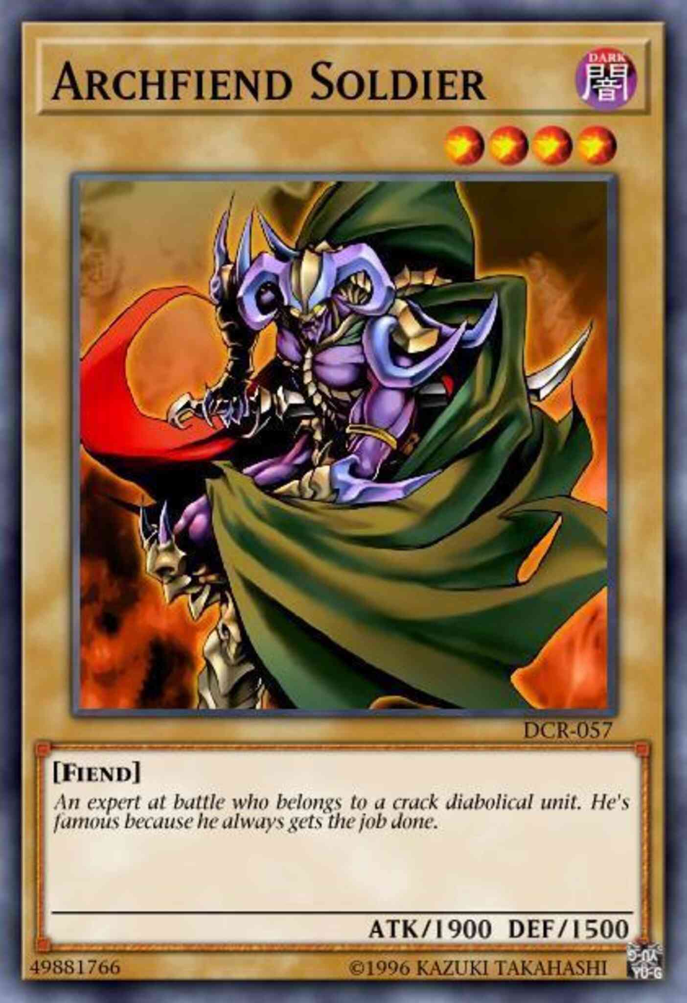 Archfiend Soldier - BP01-EN112 - Common - 1st Edition