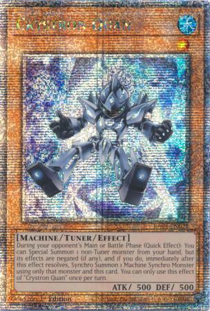 Crystron Quan - RA04-EN021 - Quarter Century Secret Rare - 1st Edition