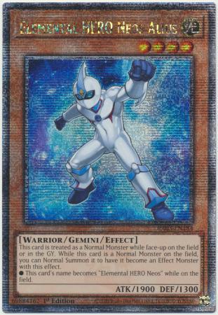 Elemental HERO Neos Alius - RA03-EN184 - Quarter Century Secret Rare - 1st Edition