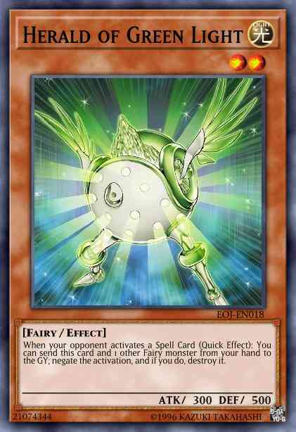 Herald of Green Light - EOJ-EN018 - Rare - Unlimited