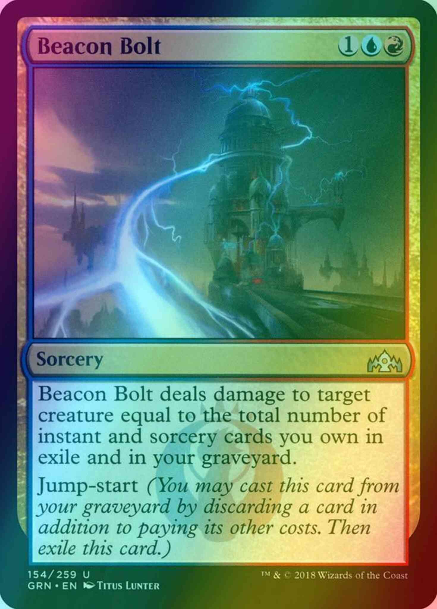Beacon Bolt [154] [Guilds of Ravnica] [Foil] – Face to Face Games