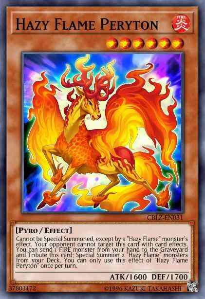 Hazy Flame Peryton - CBLZ-EN031 - Rare - Unlimited