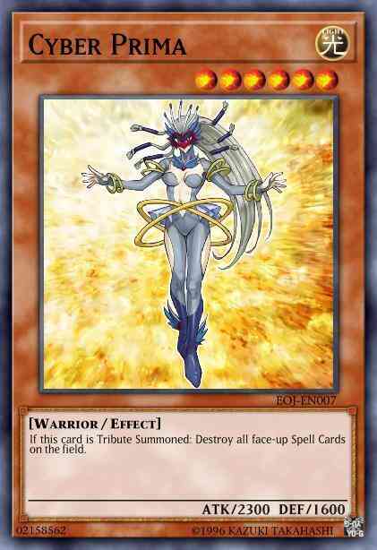 Cyber Prima - EOJ-EN007 - Super Rare - 1st Edition
