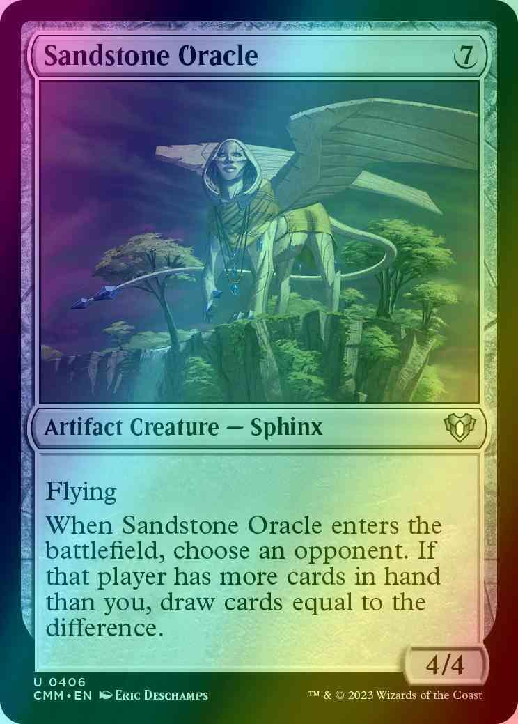 Sandstone Oracle [406] [Commander Masters] [Foil] – Face to Face Games