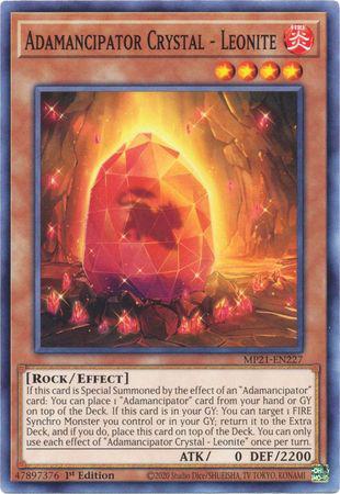 Adamancipator Crystal - Leonite - MP21-EN227 - Common - 1st Edition