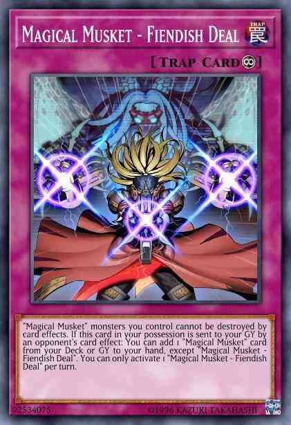 Magical Musket - Fiendish Deal - SPWA-EN027 - Super Rare - 1st Edition