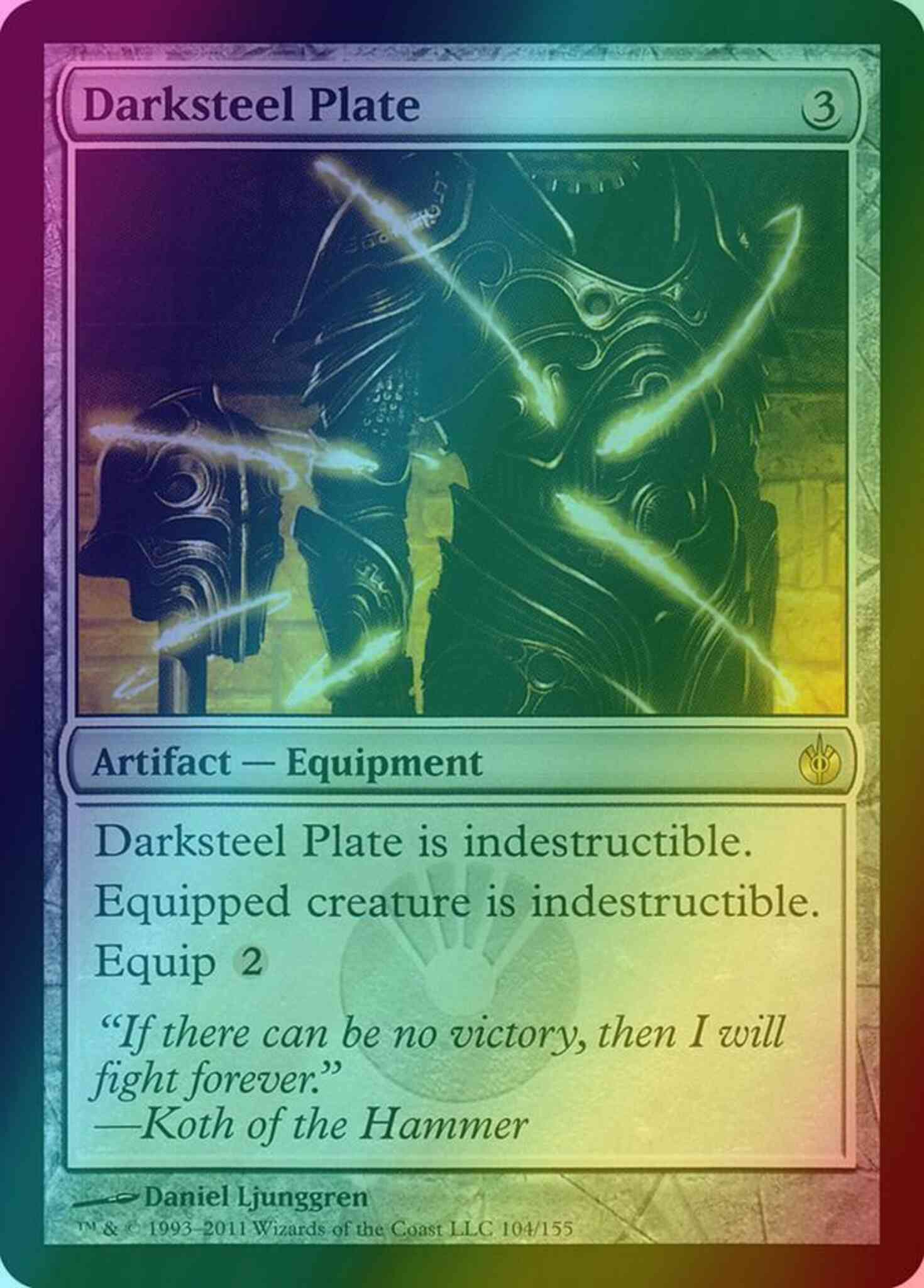 Darksteel Plate [104] [Mirrodin Besieged] [Foil] – Face to Face Games