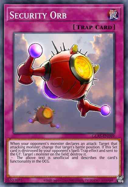 Security Orb - GLAS-EN089 - Ultimate Rare - 1st Edition