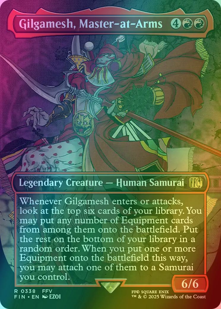 Gilgamesh, Master-at-Arms [338] [Borderless] [FINAL FANTASY] [Foil] – Face  to Face Games