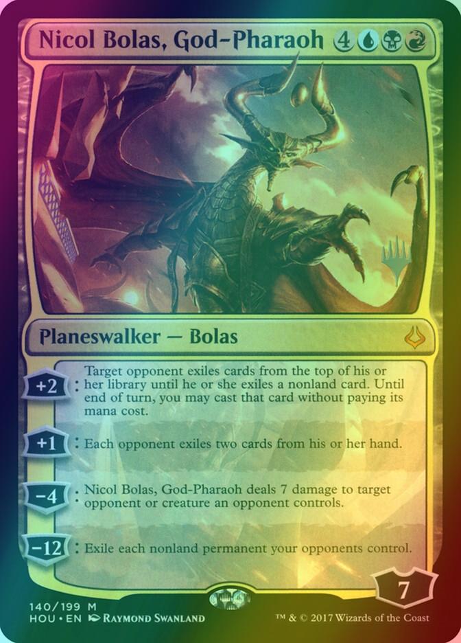 Nicol Bolas, God-Pharaoh [140p] [Promo Pack] [Hour of Devastation] [Foil] –  Face to Face Games