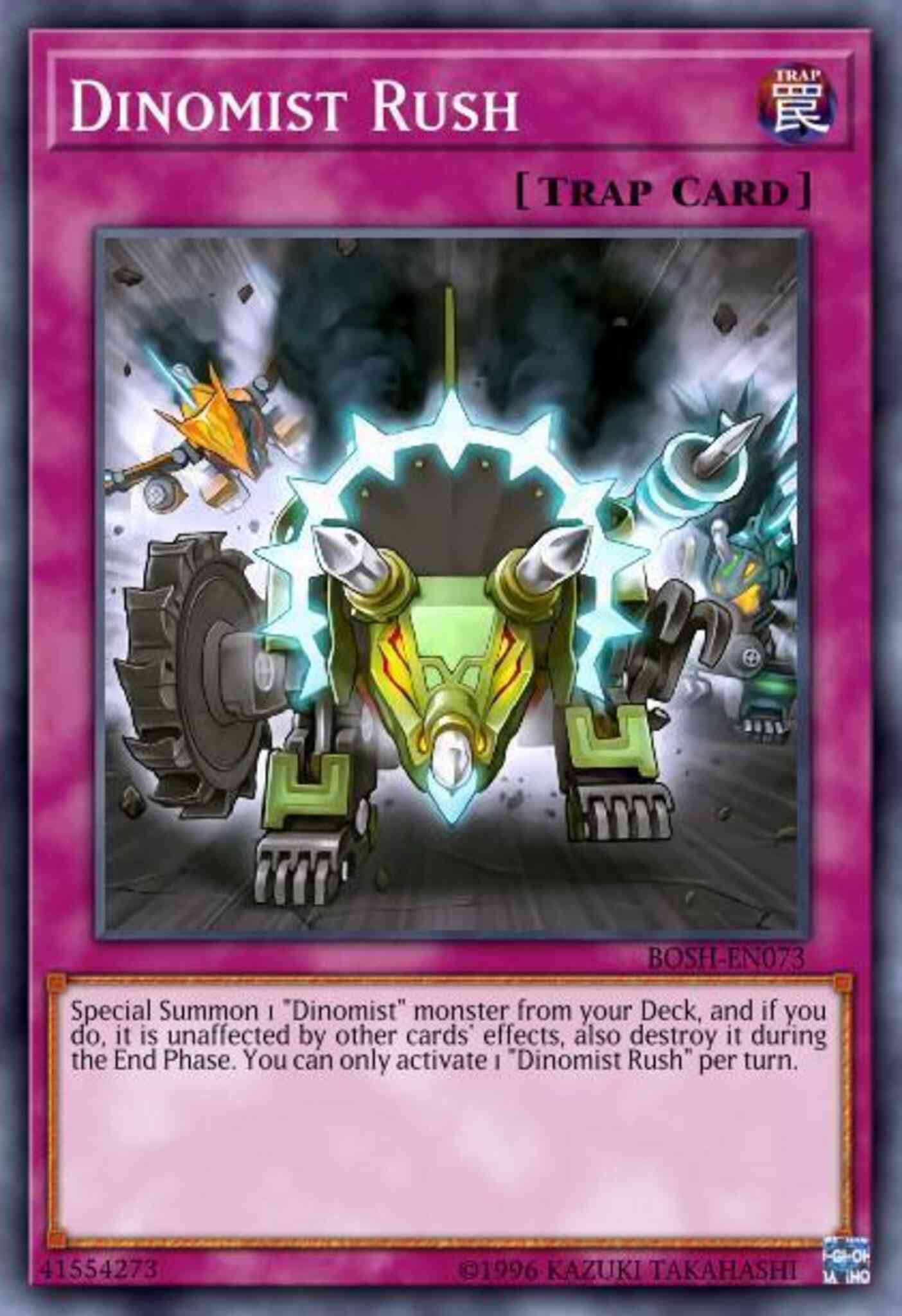 Dinomist Rush - BOSH-EN073 - Common - 1st Edition