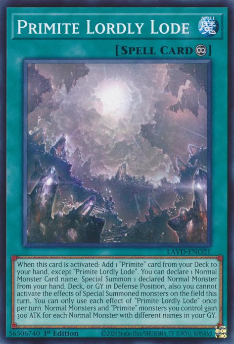 Primite Lordly Lode - LAVD-ENO21 - Common - 1st Edition