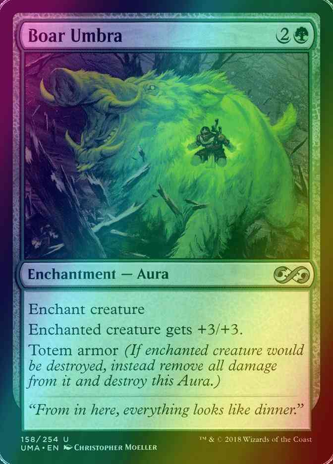 Boar Umbra [158] [Ultimate Masters] [Foil] – Face to Face Games