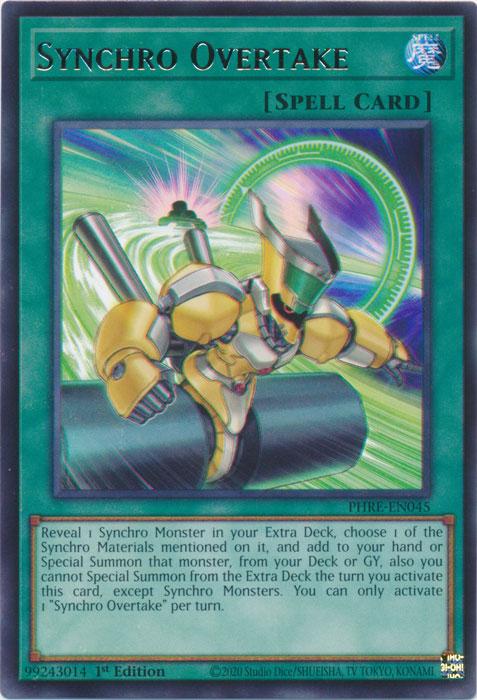 Synchro Overtake - PHRE-EN045 - Rare - 1st Edition