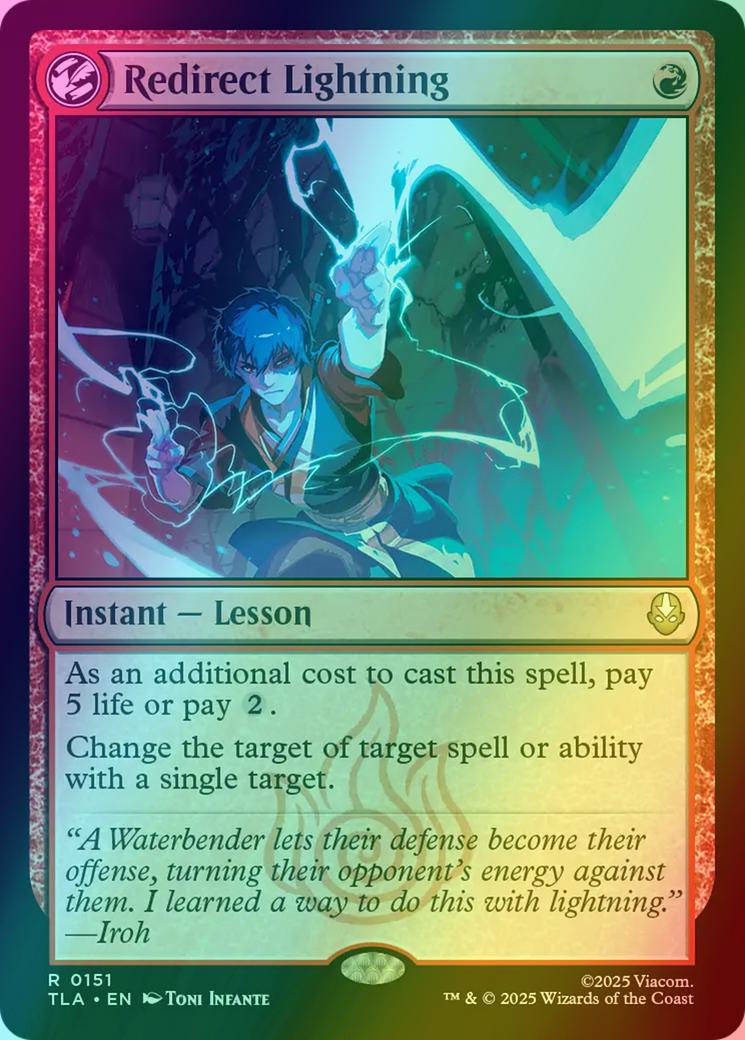 Redirect Lightning [151] [Avatar: The Last Airbender] [Foil] – Face to Face  Games